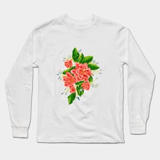 Bouquet with red flowers Long Sleeve T-Shirt